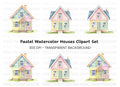 Charming Houses Clipart Bundle