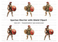 Ancient Roman Warrior Clipart Bundle