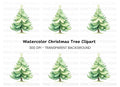 Whimsical Christmas Tree Clipart Bundle