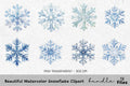 Beautiful Snowflake Clipart Bundle