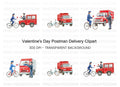 Valentine's Day Delivery Clipart Bundle