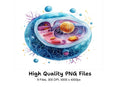 Vibrant Cell Structure Clipart Bundle