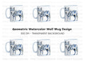 Geometric Wolf Clipart Bundle