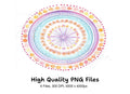 Mandala Circles Clipart Bundle