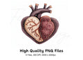 Tribal Heart Clipart Bundle