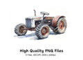 Classic Farm Tractor Clipart Bundle