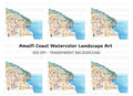 Italian Coastal Village Clipart Bundle