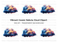 Mystical Cloud Illustration Clipart Bundle