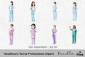Healthcare Nurse Professional Clipart Bundle