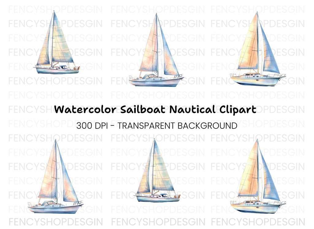 Sailboat Clipart Bundle