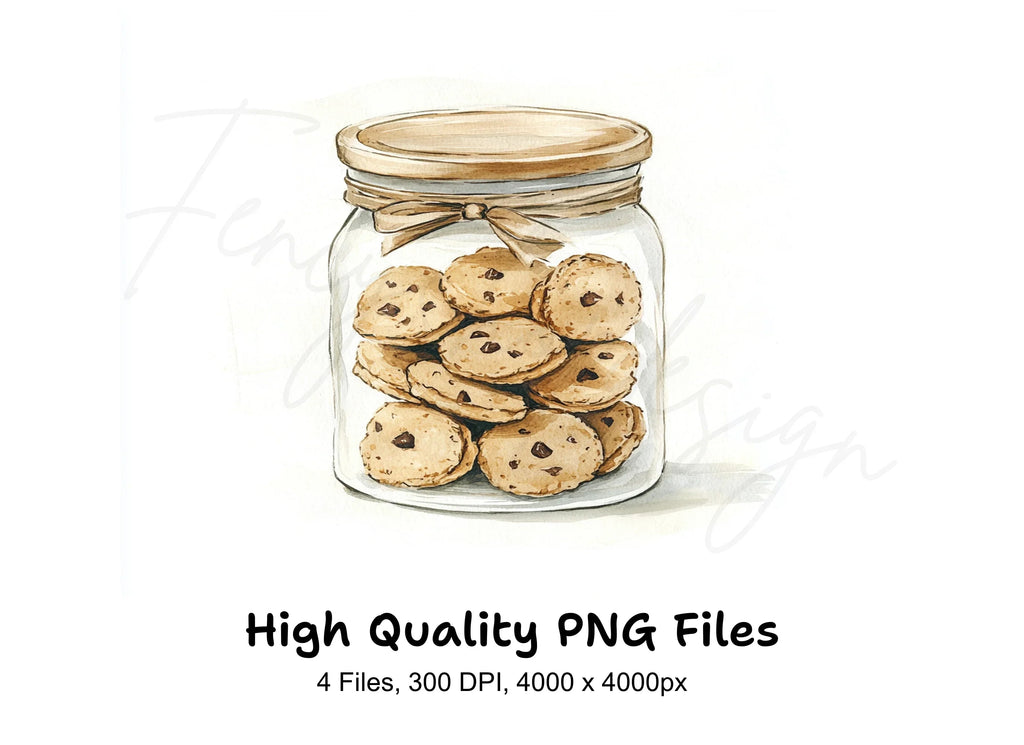 Cookies in Jars Clipart Bundle