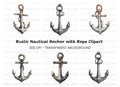 Nautical Anchor Clipart Bundle