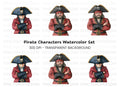 Grumpy Pirates Clipart Bundle
