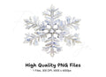 Snowflake Winter Clipart Bundle