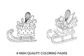 Christmas Baking Sleigh Coloring Books