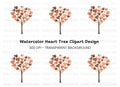Heart Tree Clipart Bundle