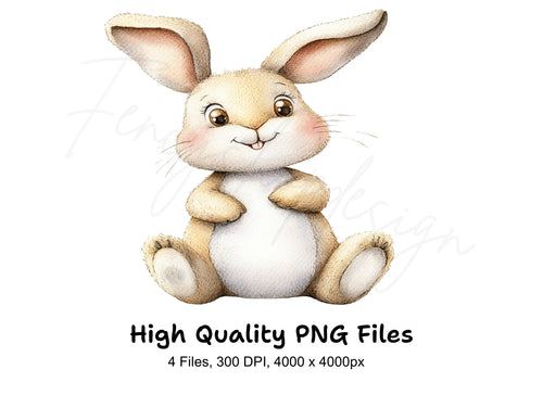 Adorable Bunny Clipart Bundle
