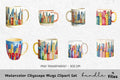 Cityscape Mugs Clipart Bundle