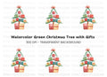 Christmas Tree Gift Clipart Bundle