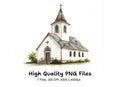 Vintage Church Clipart Bundle