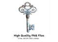 Ornate Antique Keys Clipart Bundle