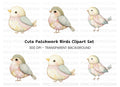 Cute Quilted Birds Clipart Bundle