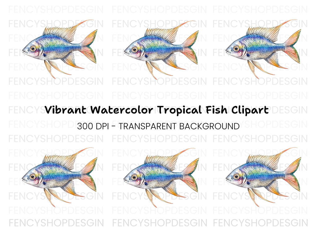 Vibrant Fish Clipart Bundle