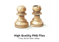 Chess Pieces Clipart Bundle