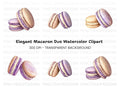 Delicious Macarons Clipart Bundle