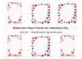 Heart Frames Clipart Bundle