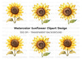 Sunflower Clipart Bundle