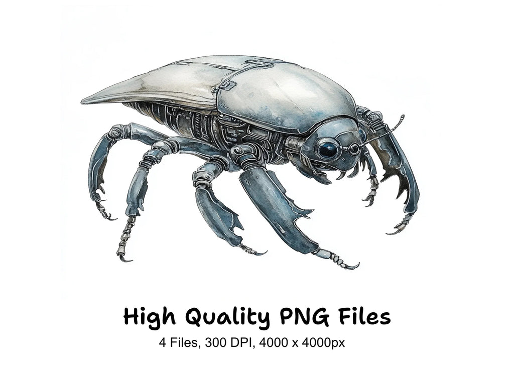 Robotic Insect Clipart Bundle