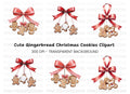 Gingerbread Man Christmas Clipart Bundle