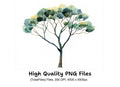 Abstract Tree Illustration Clipart Bundle