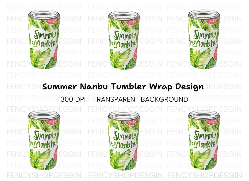 Summer Vibes Tumbler Clipart Bundle