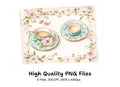 Elegant Tea Party Clipart Bundle