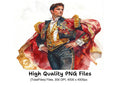 Elegant Matador in Red Cape Clipart Bundle