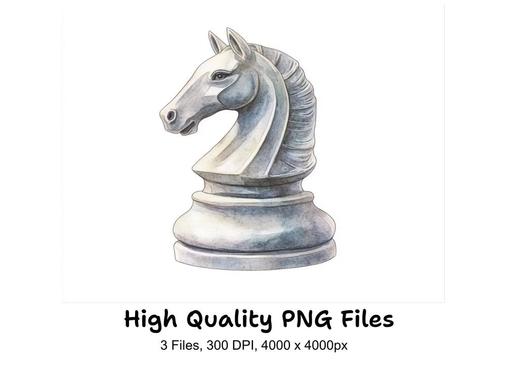 Chess Knight Clipart Bundle