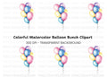 Party Balloons Clipart Bundle
