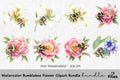 Bumblebee Flower Clipart Bundle