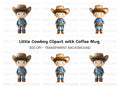 Cute Cowboy Clipart Bundle