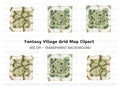 Vintage Treasure Map Clipart Bundle
