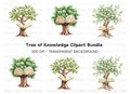 Fantasy Book Trees Clipart Bundle