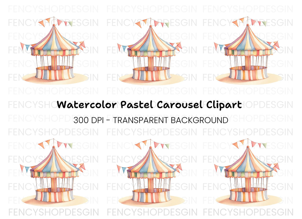 Circus Tent Clipart Bundle