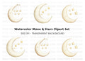 Moon and Stars Clipart Bundle