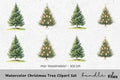 Christmas Tree Clipart Bundle