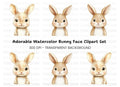 Cute Bunny Clipart Bundle