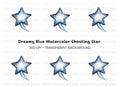 Shooting Star Clipart Bundle
