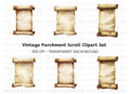 Vintage Scroll Clipart Bundle