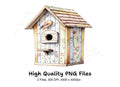 Birdhouse Clipart Bundle